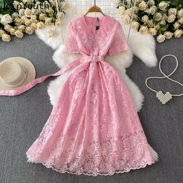 Robe De tempérament Femme été robes élégantes pour les femmes 2025