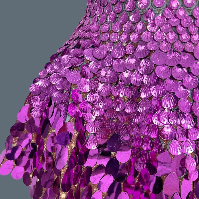Paillettes scintillantes robe latine vêtements de scène célébrer anniversaire bal