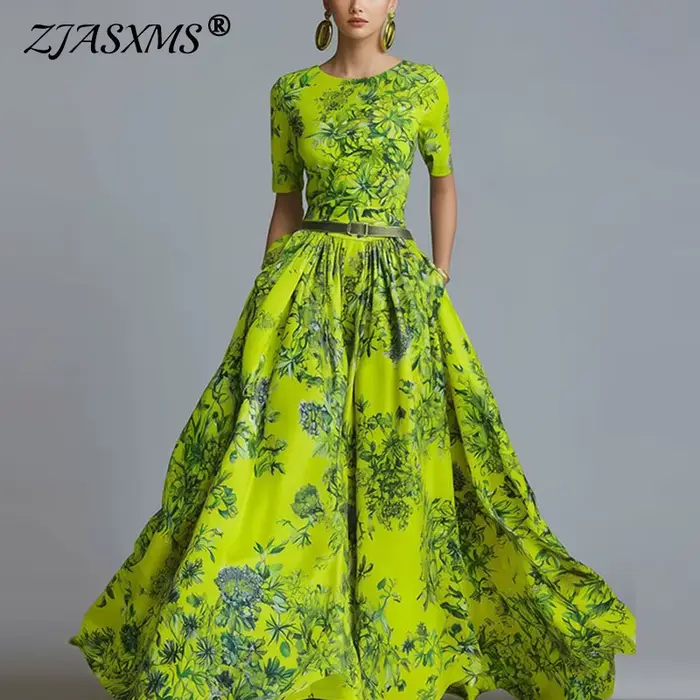 Robe longue décontractée de printemps pour femme