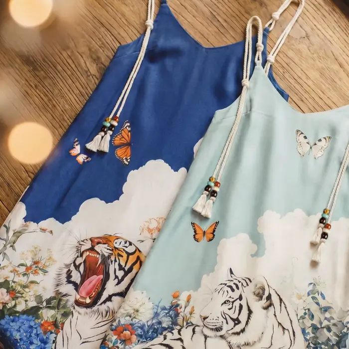 Robe maxi perlée vintage col halter bleu ciel sans manches pour femmes occasions spéciales été