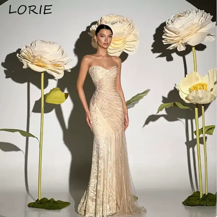 Robes de soirée élégantes LORIE en dentelle