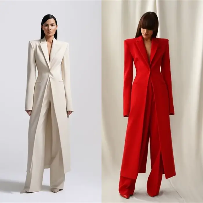 Ensemble 2 pièces formel de designer pour femme