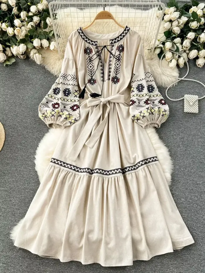 Robe de vacances bohème pour femmes