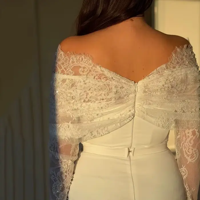 Robes de mariée sirène personnalisées en dentelle
