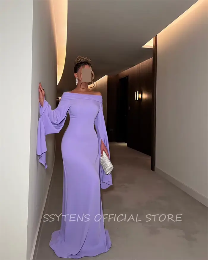 Robes de Rharabes violettes chics