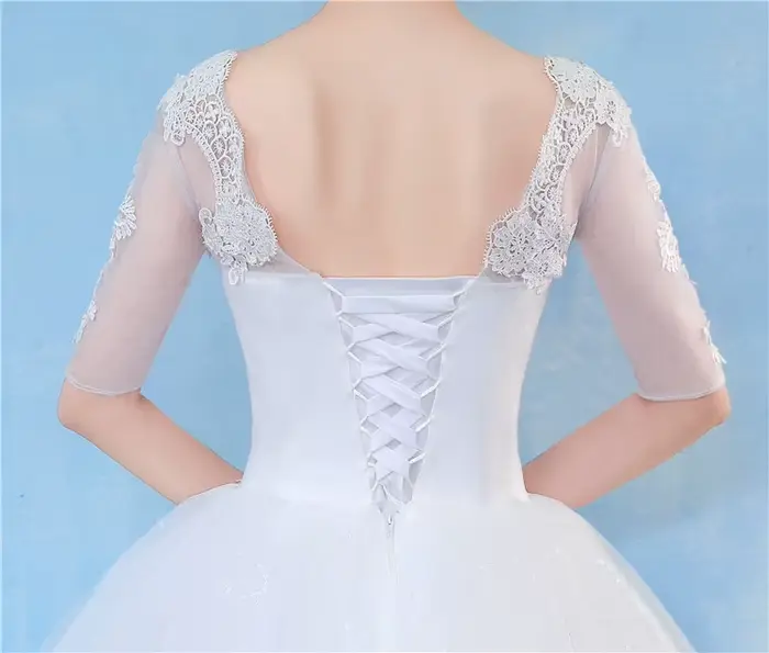 OrGR-Robe de mariée élégante en dentelle