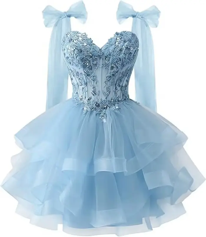 Robe Courte de Soirée Élégante pour Femme 2025