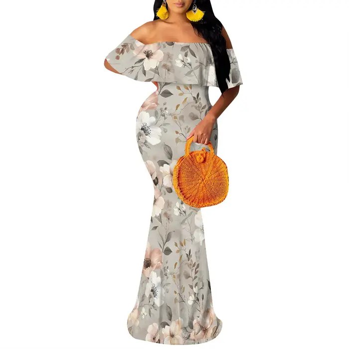 Robe longue d'été tendance pour femmes