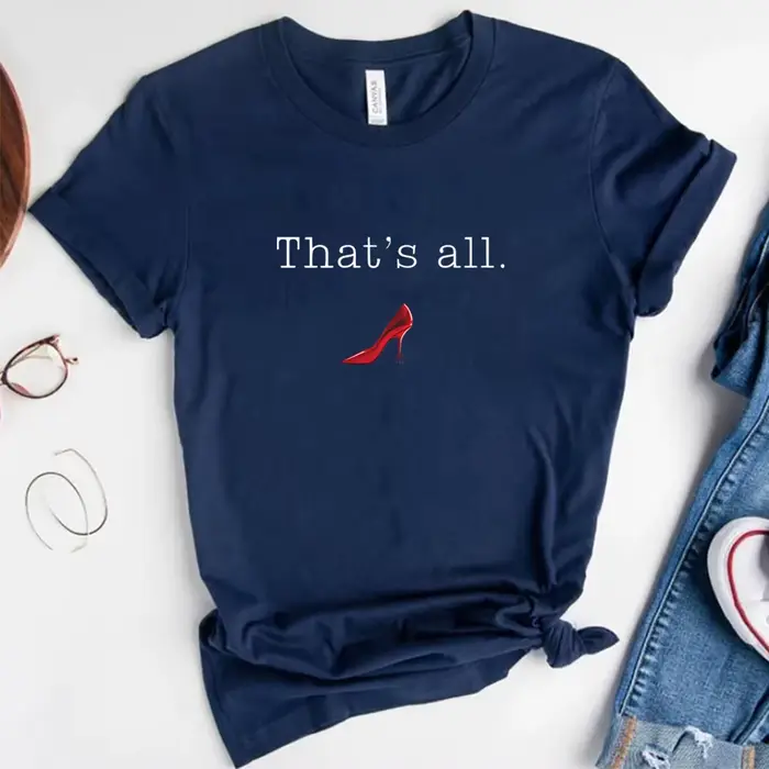 T-shirt vintage "The Devil Wears That's All" pour femmes juniors citations de Miranda Priestly hauts en coton polyester mode décontractée tendance