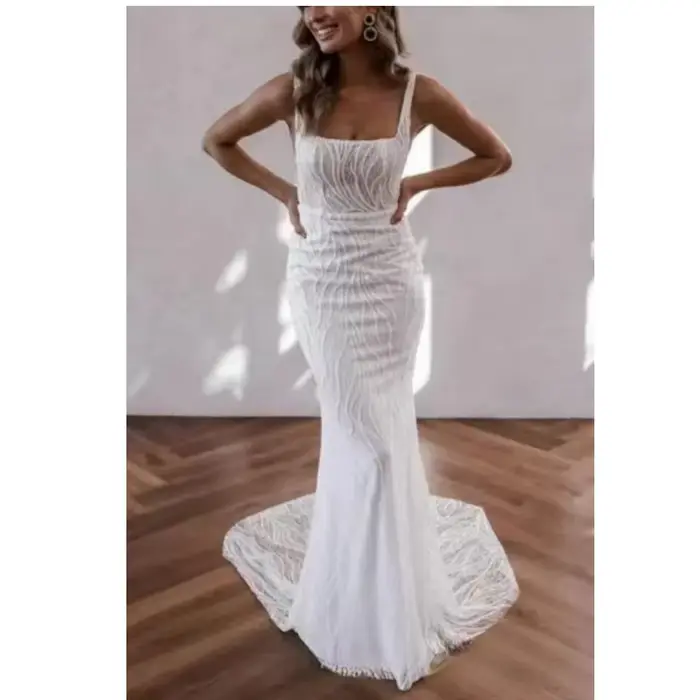 Lena robe de mariée robes de soirée de luxe 2025 robe de dame élégante robes sur mesure pour les Occ