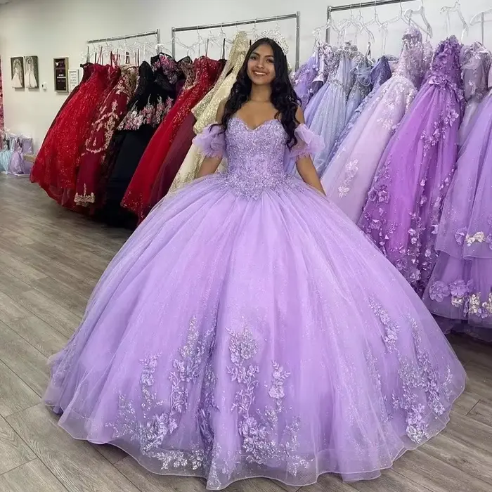 Bomadditif-Robes de Quinceanera CAN ac, robe de Rh, robe de princesse formelle, appliques vintage, p