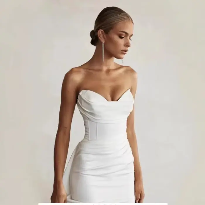 Robe de mariée sirène moderne