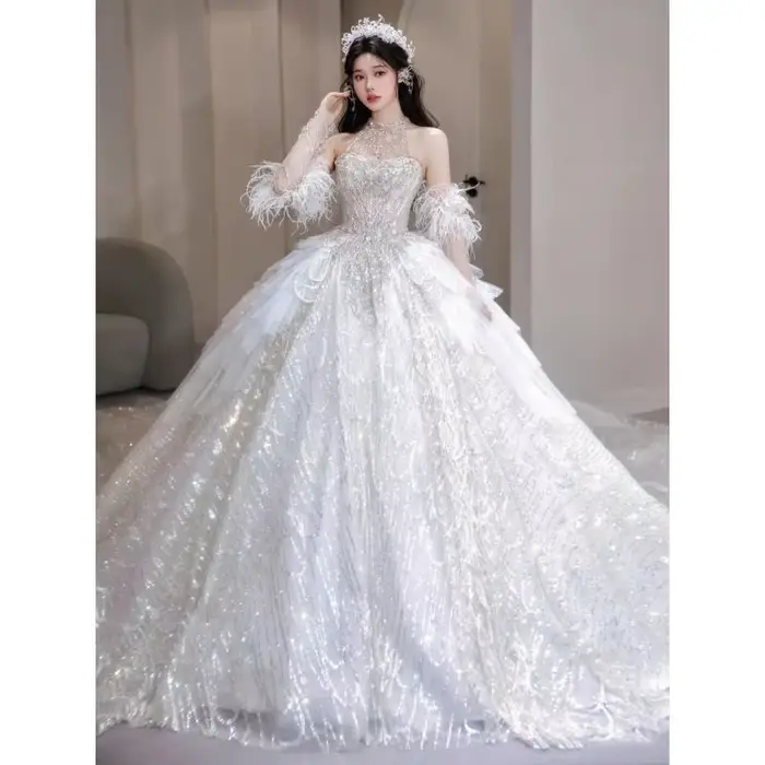 Robe De mariée De luxe brillante
