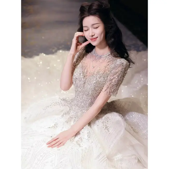 Robe de mariée princesse style français