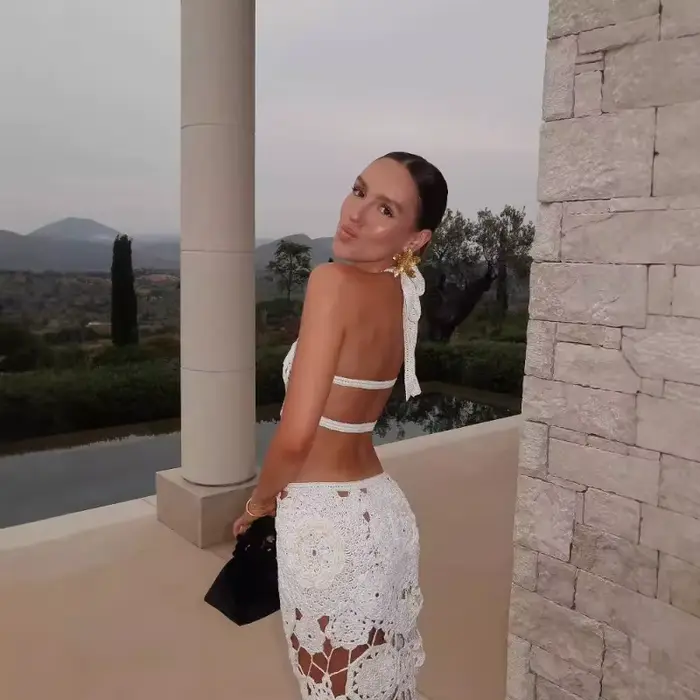 Robe longue de plage maxi pour femme