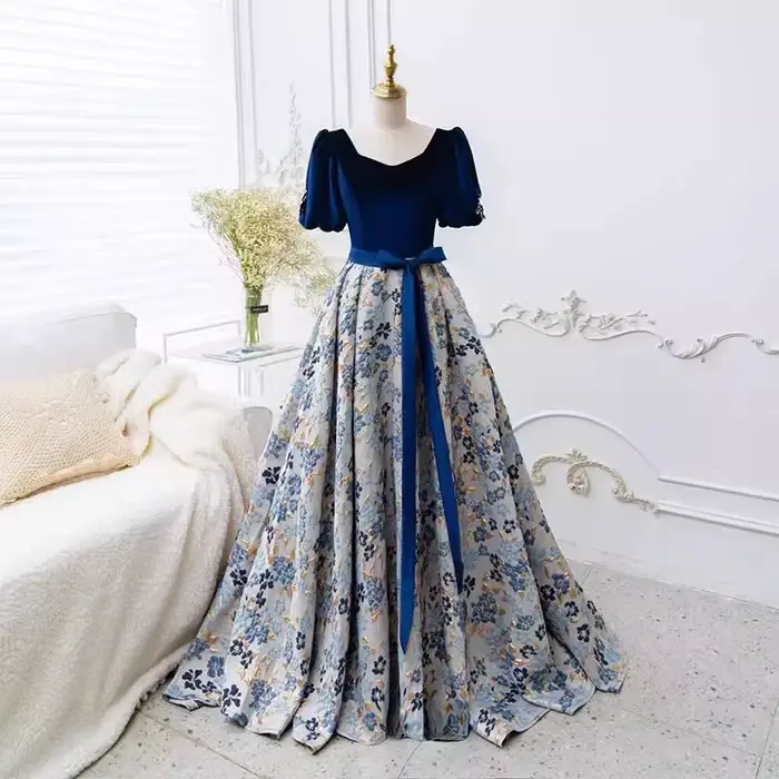 Robe de soirée longue pailletée en polyester avec décolleté Mon Amour pour femmes, coupe empire, soutien-gorge intégré, occasionnelle et élégante pour soirées officielles