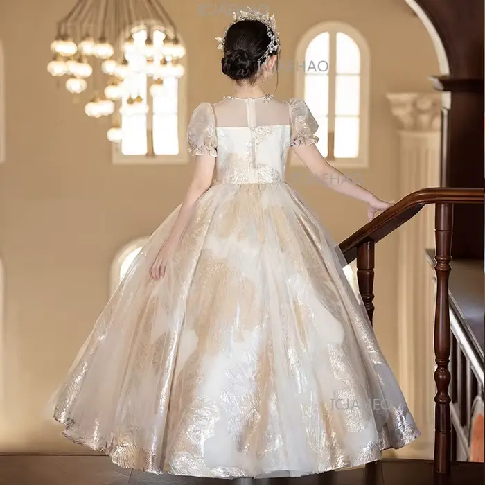 Robe de Princesse Vintage pour Filles 2026