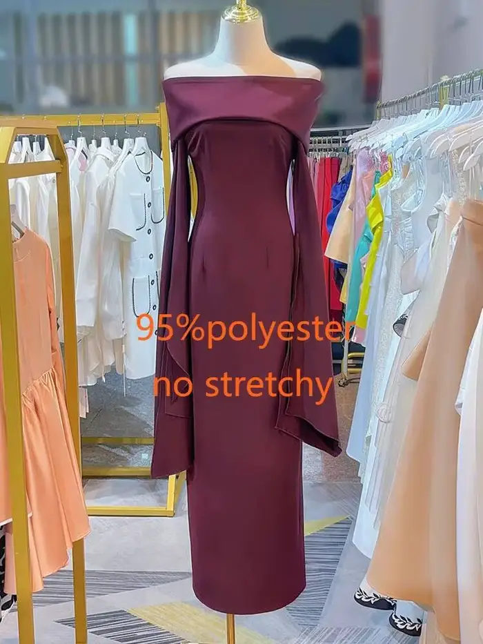 Robe de soirée haut de gamme et élégante pour l'automne et l'hiver 2026, nouvelle texture haut de ga
