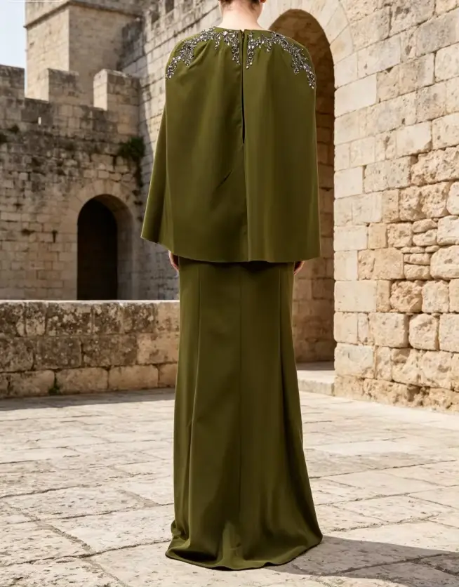 Robe de soirée sirène personnalisée pour mère de la mariée
