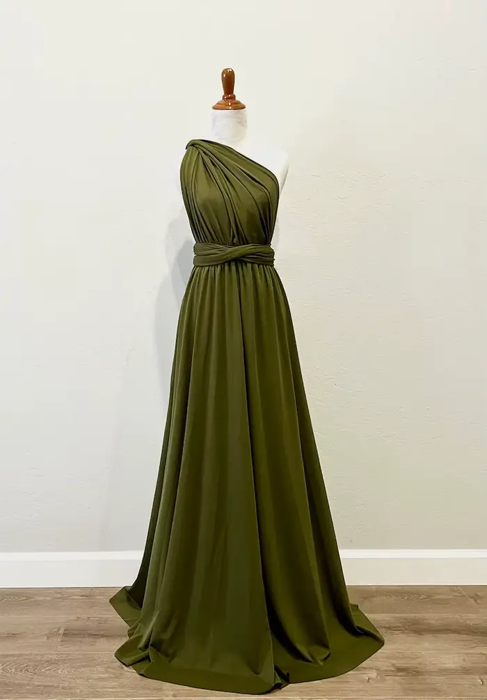 Robe de demoiselle d'honneur rouille LinEss élégante pour femmes occasions spéciales soirée mariage cocktail longueur au sol