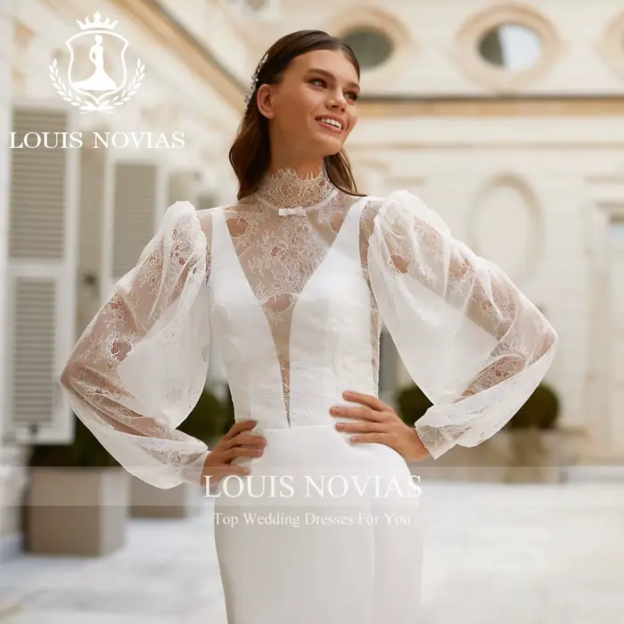 Modiis-Robe de mariée sirène avec veste