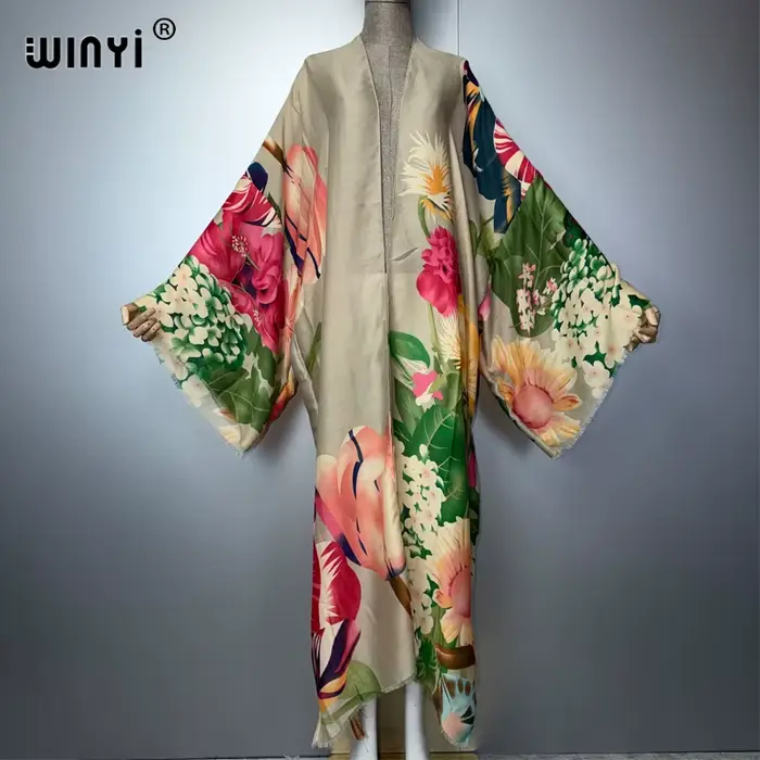 WINYI Kimono Bohème pour Femme