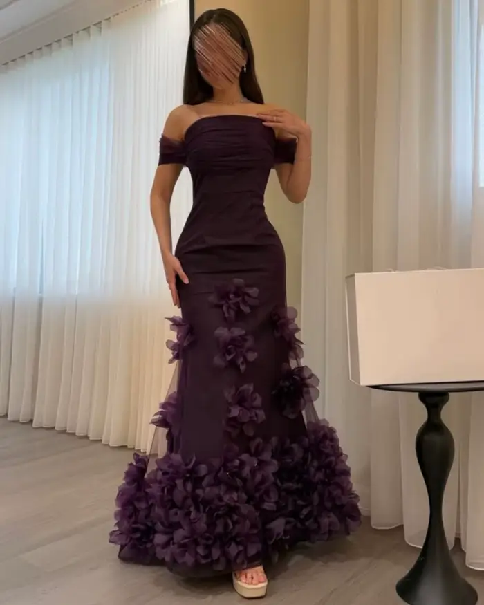 Robe de soirée sirène personnalisée en tulle avec soutien-gorge intégré pour femmes occasions spéciales élégantes soirée officielle
