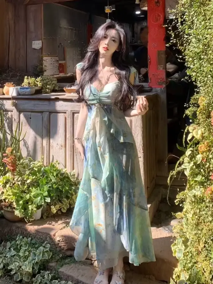 Robe de soirée française élégante pour femmes