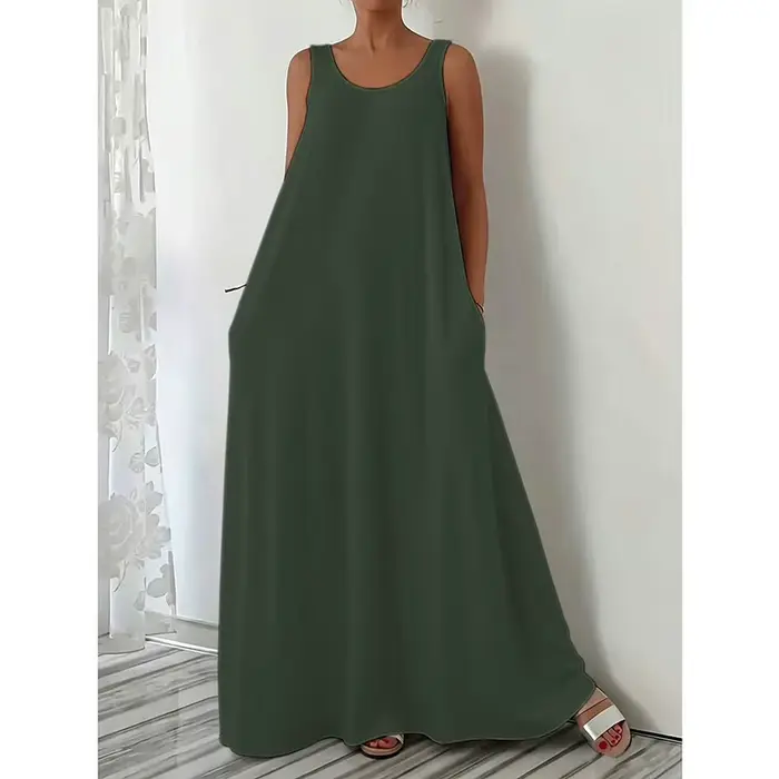 Robe maxi bohème de plage pour femmes