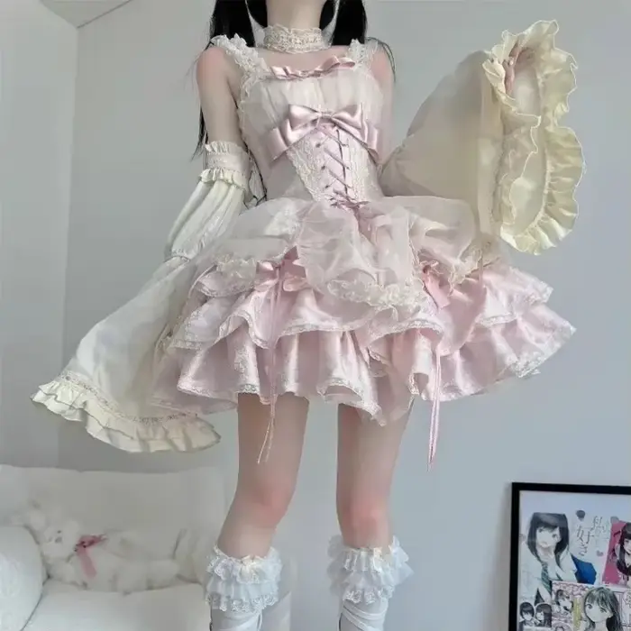 Robe Lolita Jsk Gothique pour Femme