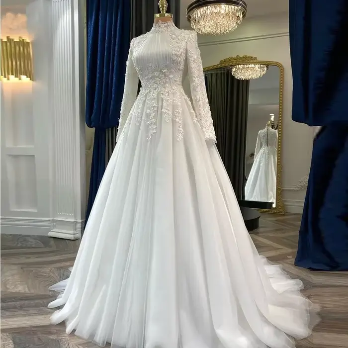Robe De mariée musulmane élégante