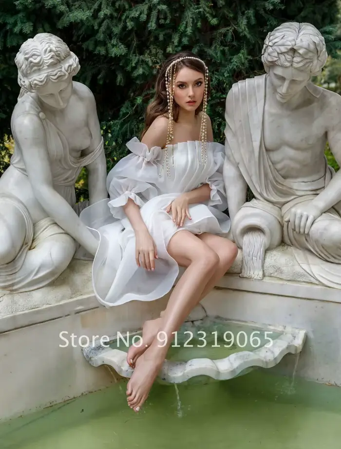 Robes de mariée princesse en organza