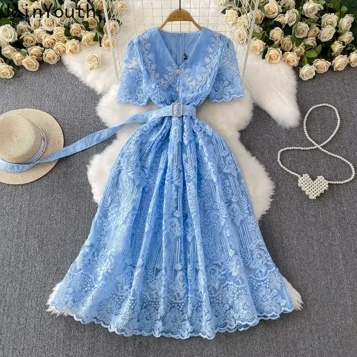 Robe De tempérament Femme été robes élégantes pour les femmes 2025