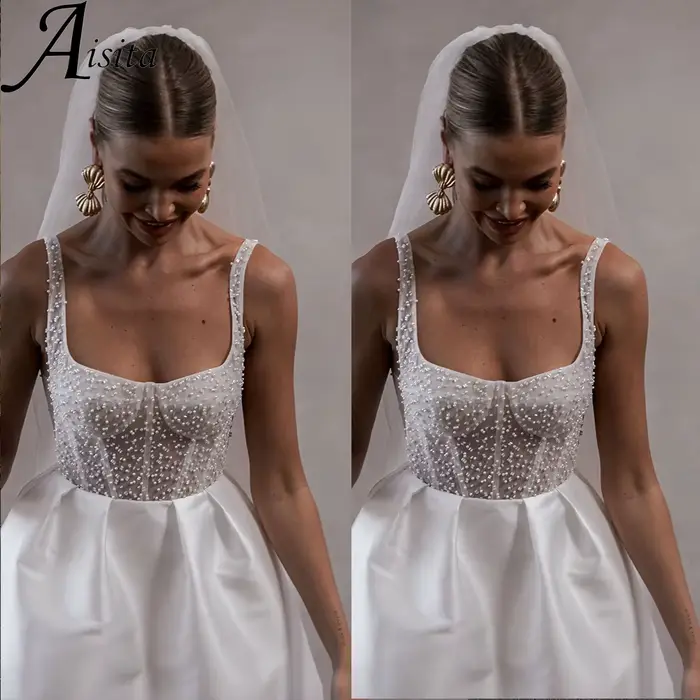 Robe de Mariée Courte Personnalisée