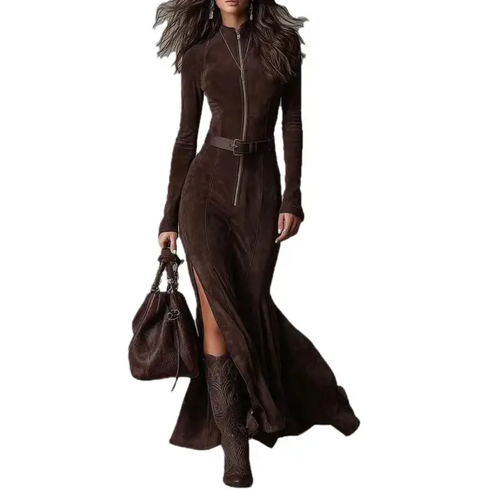 Robe chemise de Cowboy occidentale pour femmes