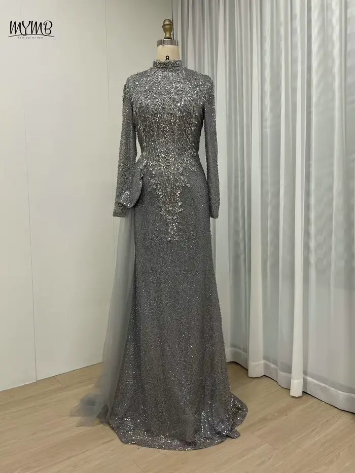 Robe de soirée sirène à paillettes