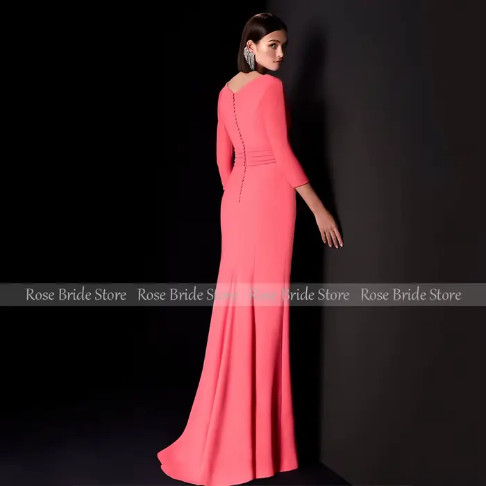 Robe de soirée sirène à col en V pour femmes, élégante et moderne, idéale pour les mariages et autres événements formels