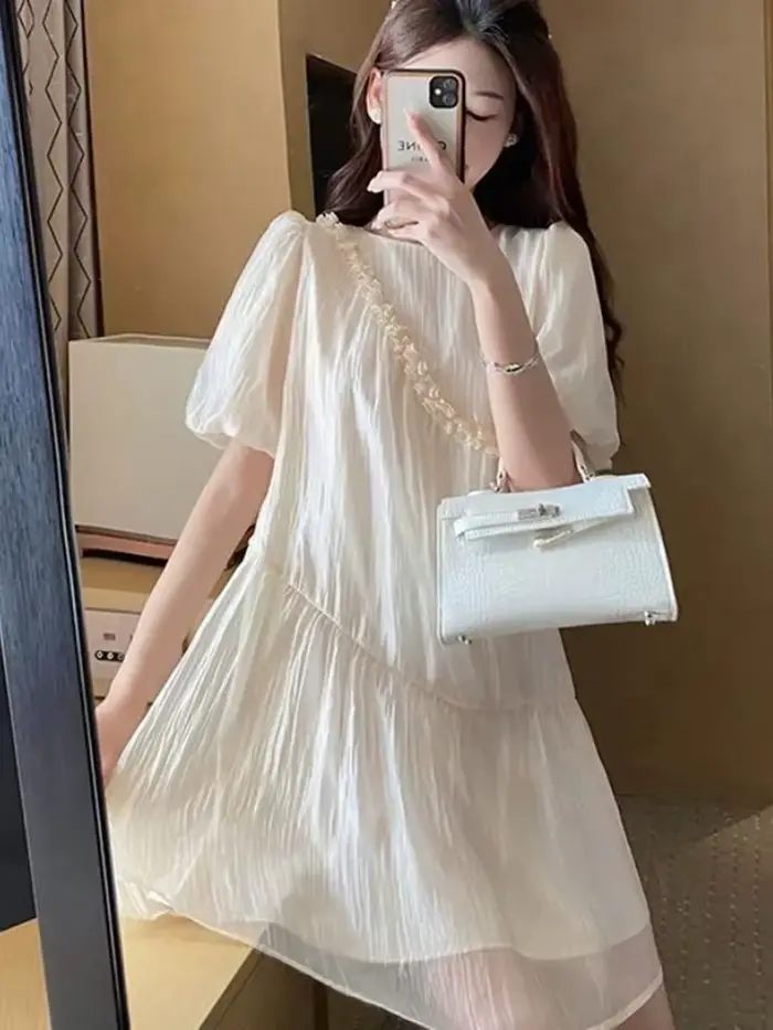 Nouvelle Robe en Chiffon Tendance pour Femme