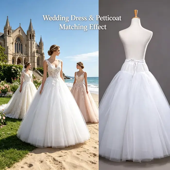 Jupon en tulle et crinoline moelleux à 4