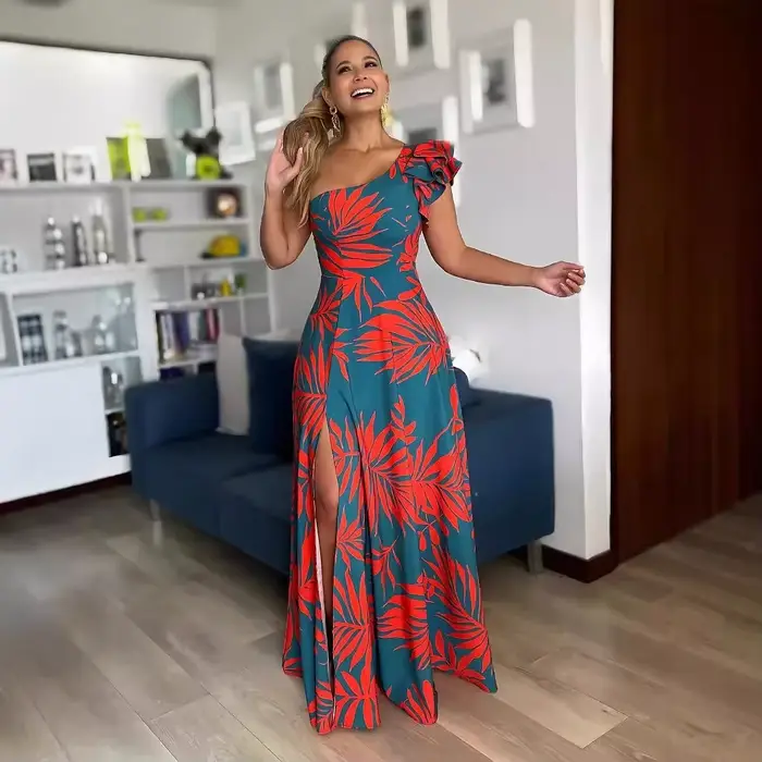 Robe Longue Élégante pour Femme