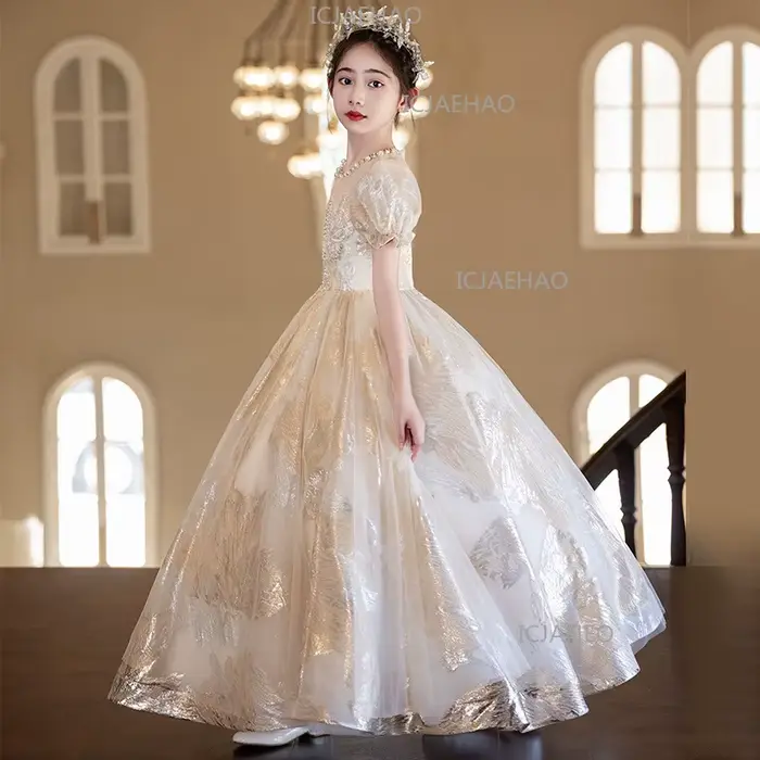 Robe de Princesse Vintage pour Filles 2026