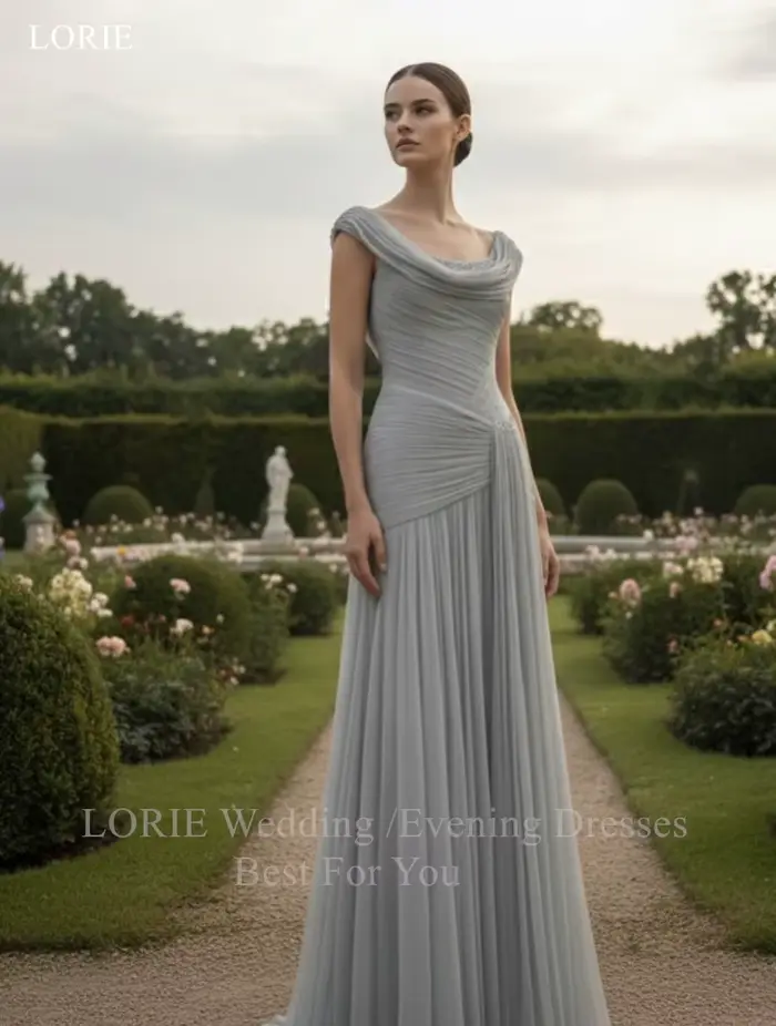 LORIE – robes de soirée en mousseline de soie