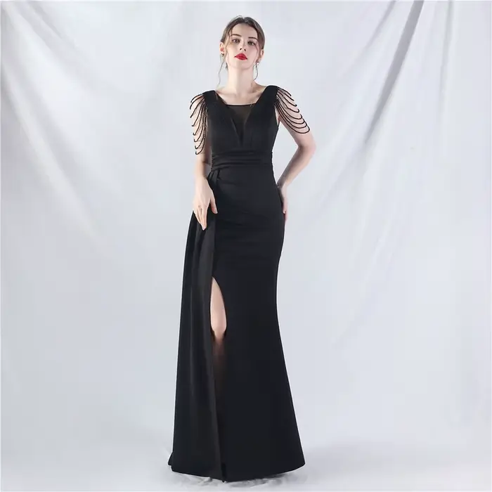 Robe de Soirée de Demoiselle d'Honneur pour Femme, Tenue Élégante de Luxe, pour les Occasions Formel