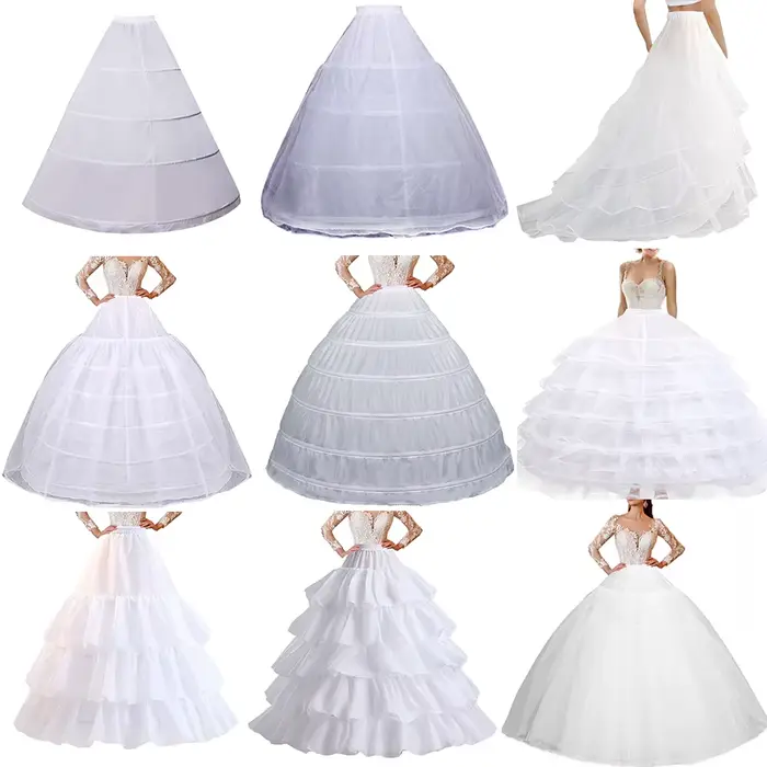 Jupon de mariage de mariée sous-jupe robe de bal Crinoline Slip sous-jupe Bridae robe de bal jupons