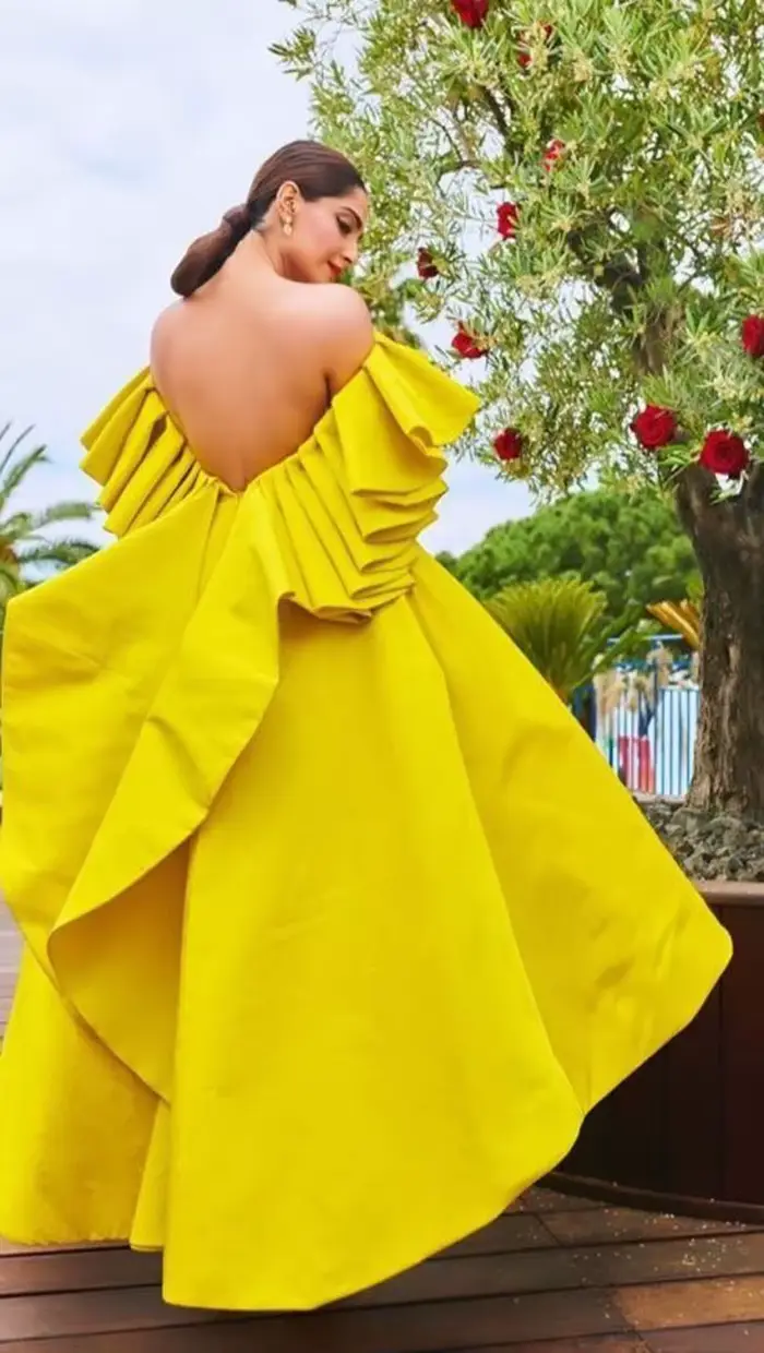 Robe de Soirée Jaune Citron pour Femme