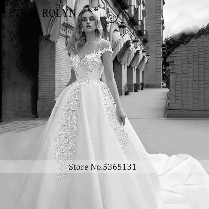 ETHEL ROCirCN-Robe de mariée sexy pour femme