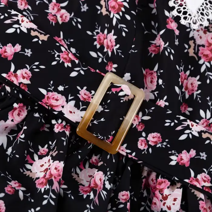 Robe Courte Plissée Vintage d'Été 2026 pour Femme