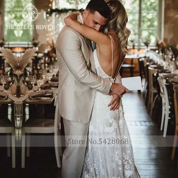 Michelle Royce-Robes de mariée chérie A-ligne