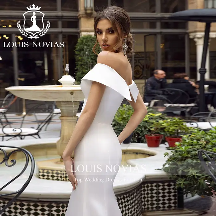 Modis-Robe de mariée sirène en satin