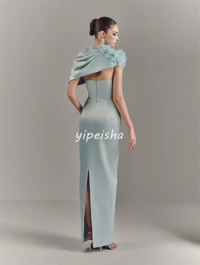 Robes de soirée classiques personnalisées pour femmes en charmeuse